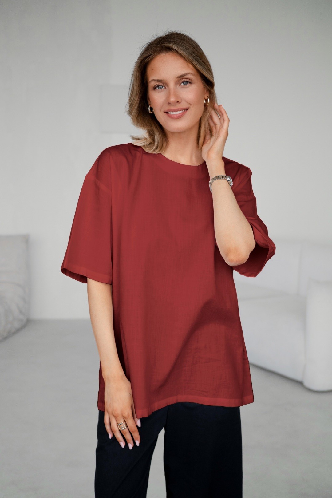 Базовая футболка oversize